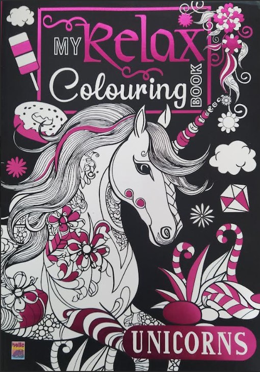 UNICORNS - MY RELAX COLOURING BOOK